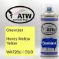 Preview: Chevrolet, Honey Mellow Yellow, WA726U / GUD: 400ml Sprühdose, von ATW Autoteile West.